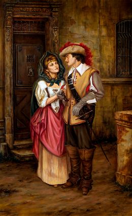Gemälde, Maybe in the Future (Based on A. Dumas's The Three Musketeers), Bulat Valeriy