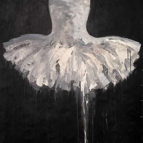 Gemälde, White tutu, Ewa Bathelier