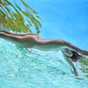 Painting, Aquae Sulis - Goddess of the Bath, Allan O'Marra