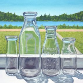 Peinture, Milk Bottles, Allan O'Marra