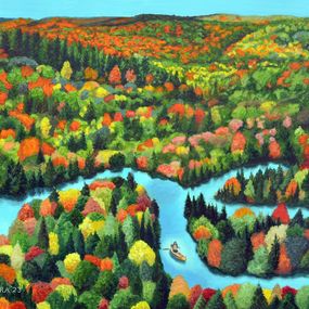 Gemälde, Truth and Reconciliation: View from Eagles Nest, Allan O'Marra