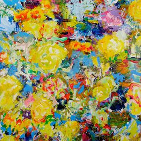 Gemälde, Flower Bed, Allan P Friedlander