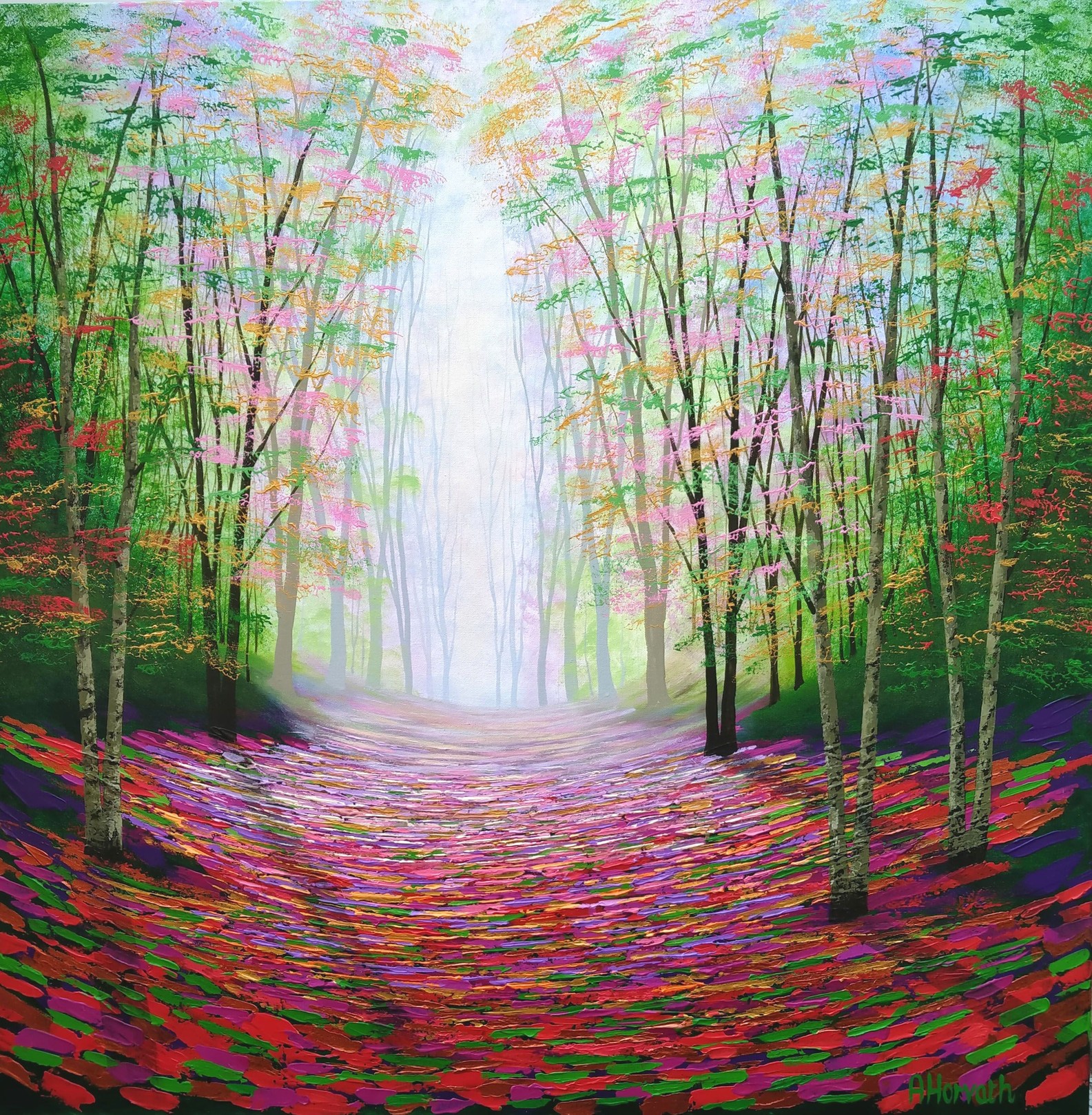 Amanda Horvath, Gold and Amber Forest Glow Amanda Horvath, Gold and Amber Forest Glow