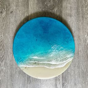 Peinture, Round Ocean #86, Ana Hefco