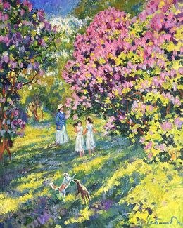 Painting, A walk in a heavenly, Andrii Chebotaru