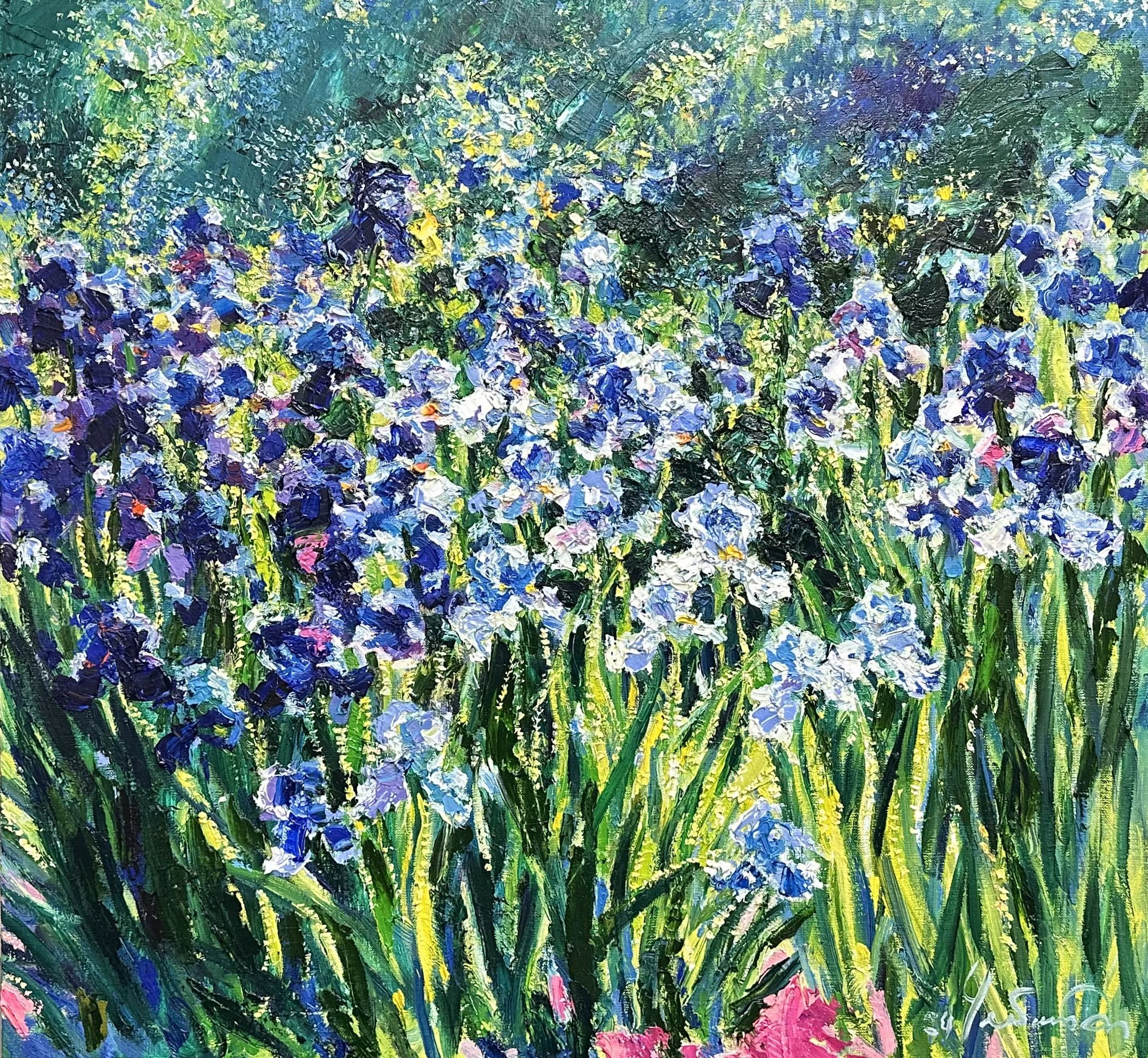 Andrii Chebotaru, Irises in My Mother's Garden Andrii Chebotaru, Irises in My Mother's Garden