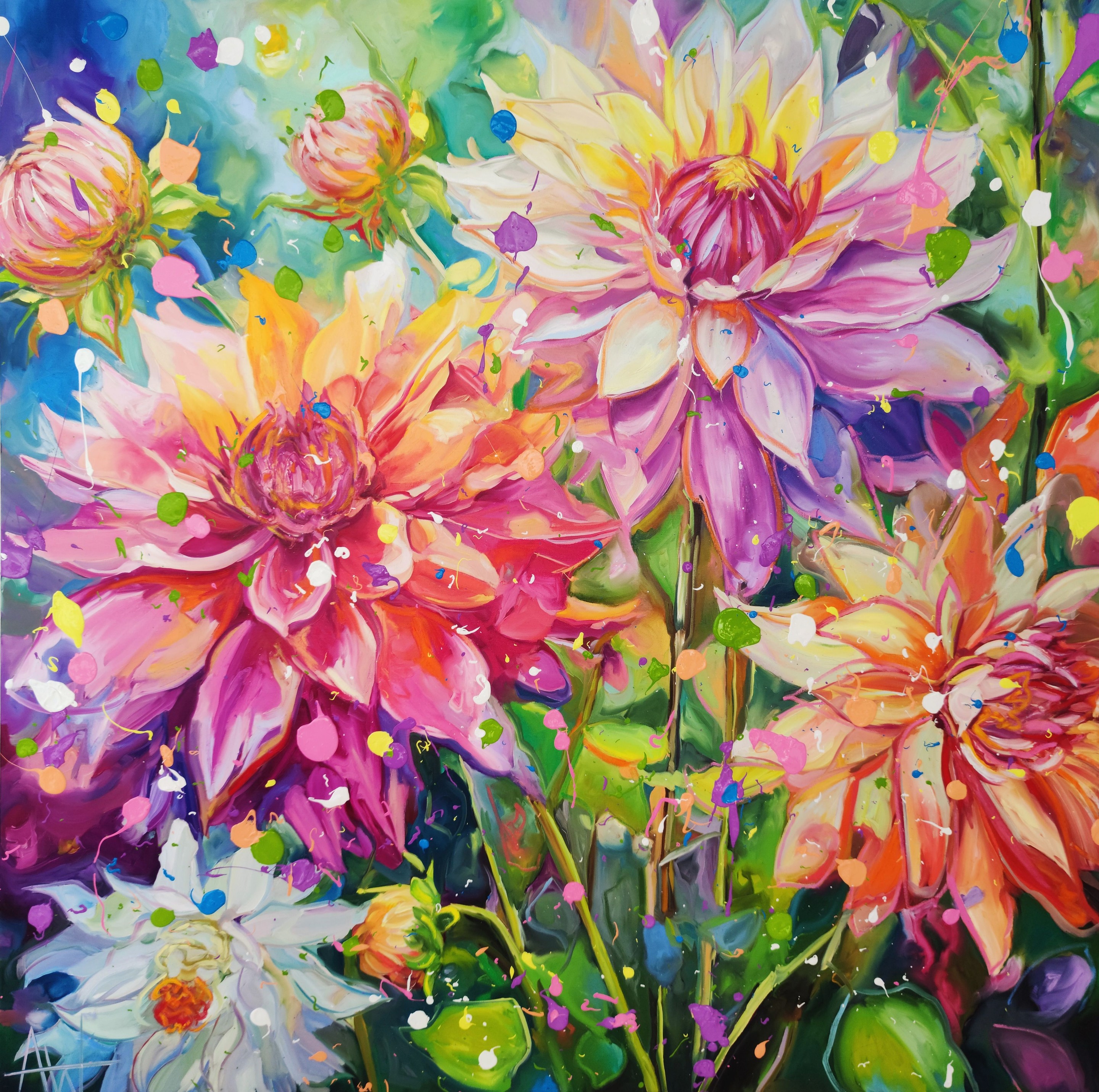 Angie Wright, Kaleidoscope Blooms Angie Wright, Kaleidoscope Blooms
