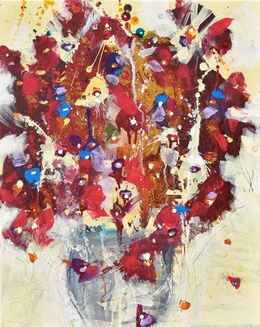 Painting, October in Bloom, Cynthia Ligeros