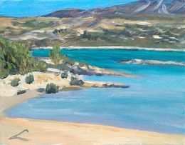 Painting, Elafonissi beach, Elena Sokolova