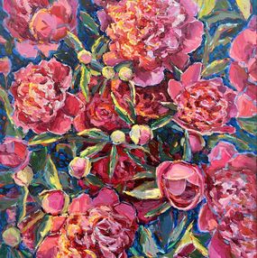 Gemälde, Peony Bush, Evgeny Chernyakovsky