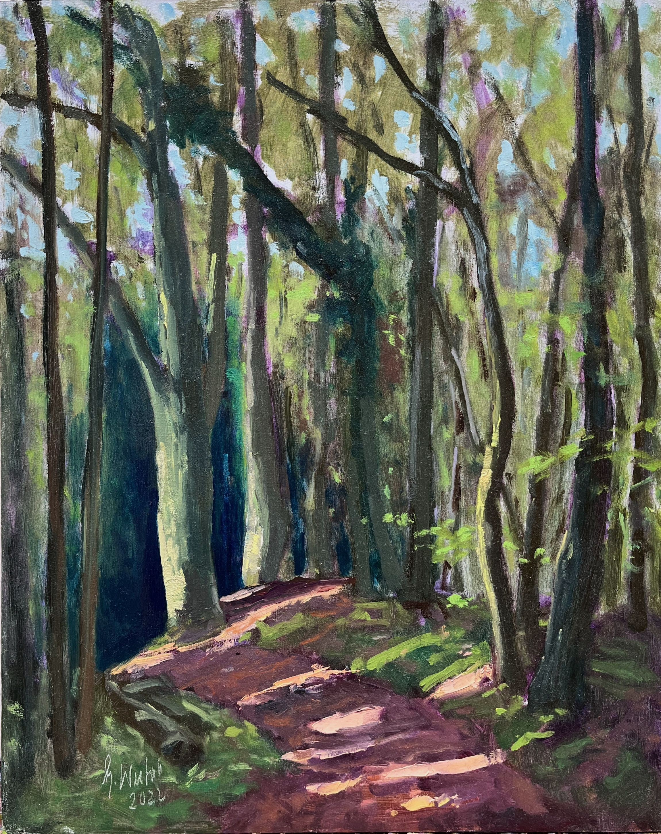 Gary Westall, Forest Path Stemweder Hills Gary Westall, Forest Path Stemweder Hills