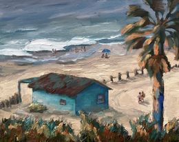 Painting, Historical Crystal Cove, Grace Diehl