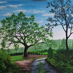 Painting, Mighty Oak in Summer, Hazel Thomson