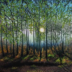 Gemälde, Tranquil Evening in The Forest, Hazel Thomson