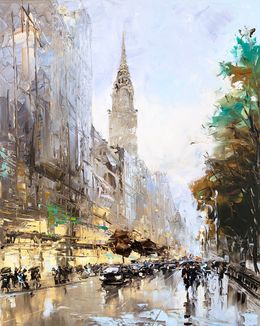 Painting, New York Evening, Irina Alexandrina