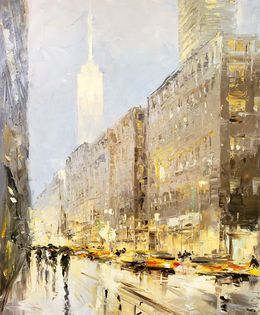Painting, Night city, Irina Alexandrina