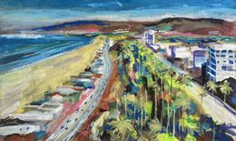 Painting, Above Santa Monica, John Kilduff