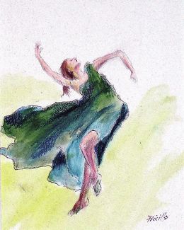 Painting, Dancer #4, Joseph Piccillo