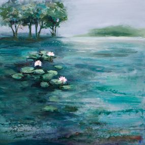 Gemälde, Water Garden, Karen Hale