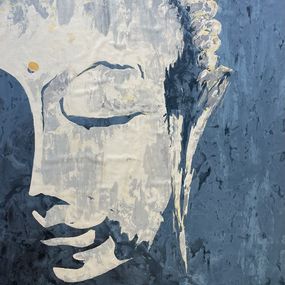 Gemälde, Buddha and Blues, Koorosh Nejad