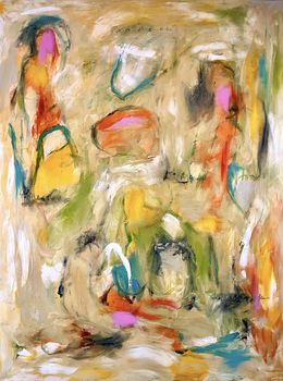 Painting, Hidden Dancers, Laurent Proneur