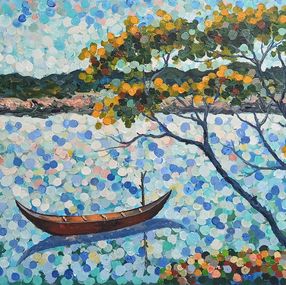 Pintura, Morning landscape on the river, Le anh Tuan