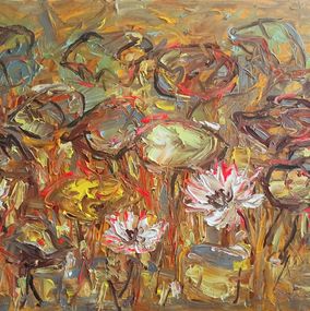 Gemälde, Blooming lotus pond, Le anh Tuan