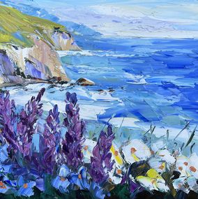 Gemälde, Blue Coast, Lisa Elley
