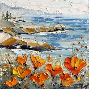 Gemälde, California Poppy Coast, Lisa Elley
