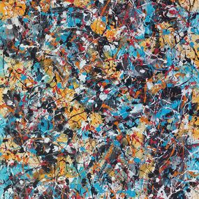 Gemälde, Jungle flowers 7, Max Yaskin