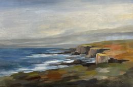 Painting, Stone Cliff, Silvia Vassileva