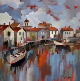 Painting, Seaport Village, Silvia Vassileva