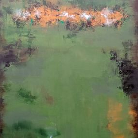 Gemälde, XXXL Green Echoes, Susan Wooler