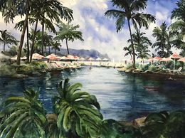 Gemälde, Living in Paradise, Terrece Beesley