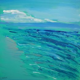 Gemälde, Malibu Shore, Vian Borchert