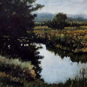 Painting, Morning Silence, Victor Roschkov