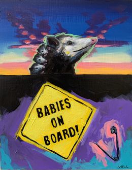 Painting, Babies On Board, Will Eskridge