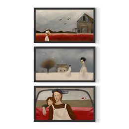 Painting, The way home, Nina Grigel