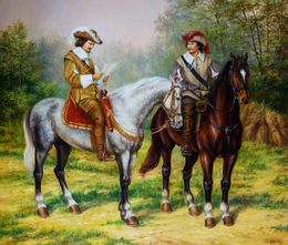 Gemälde, Letter from the Queen (Based on A. Dumas's The Three Musketeers), Bulat Valeriy