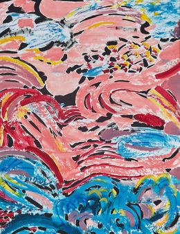 Peinture, At the Beghining Everything was Painful and than…(Regressions Series), Uma Haime