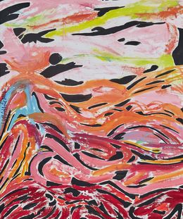 Painting, Let Me Run (Regressions Series), Uma Haime