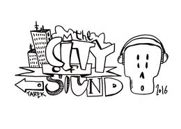 Fine Art Drawings, City of sound, Tarek