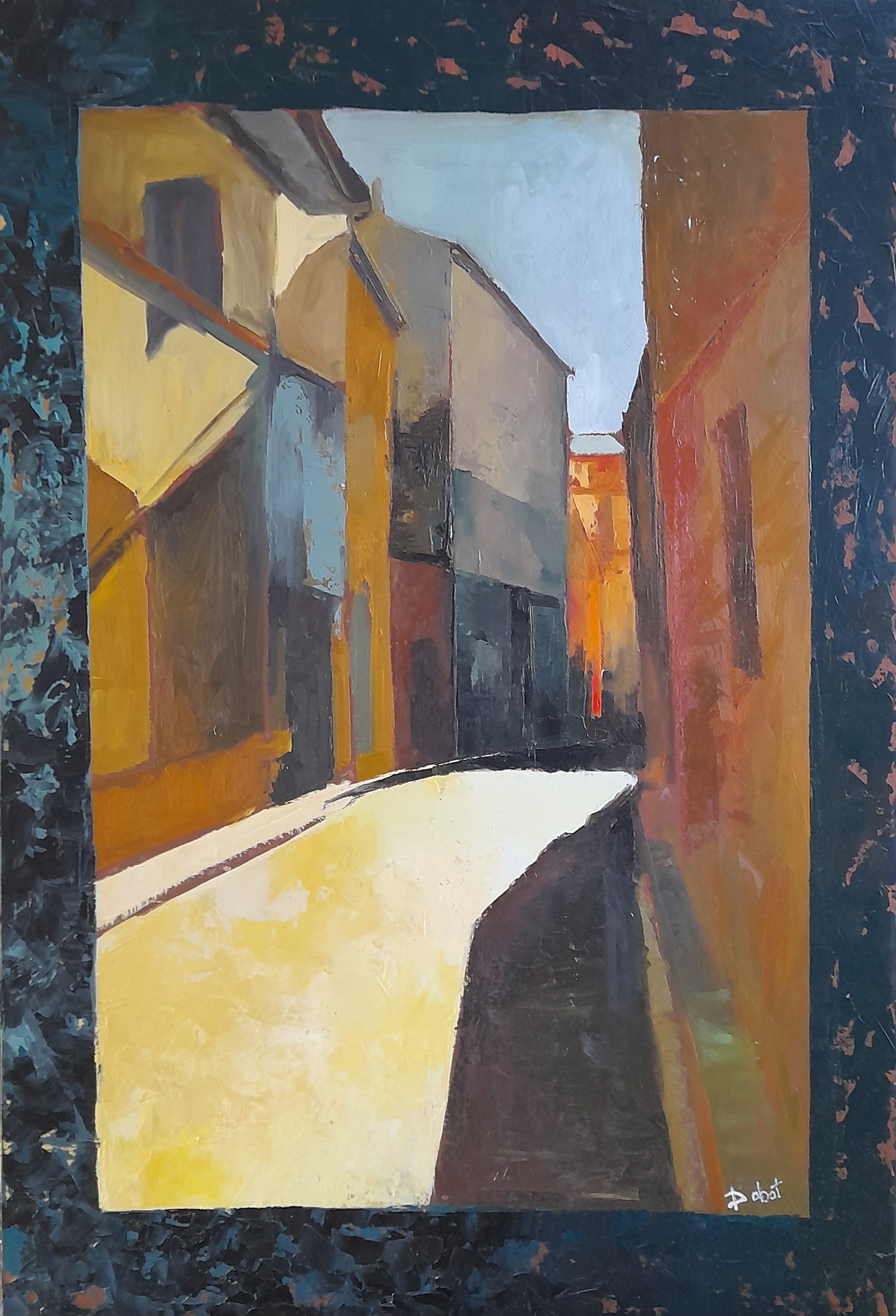 Céline Dabot, La ruelle ensoleillée Céline Dabot, La ruelle ensoleillée