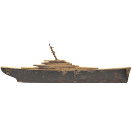 Skulpturen, Paquebot sombre - Sculpture - série bateau, Ronan Penanhoat