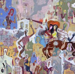 Painting, Into the Flame of Love, Gaëtan de Séguin