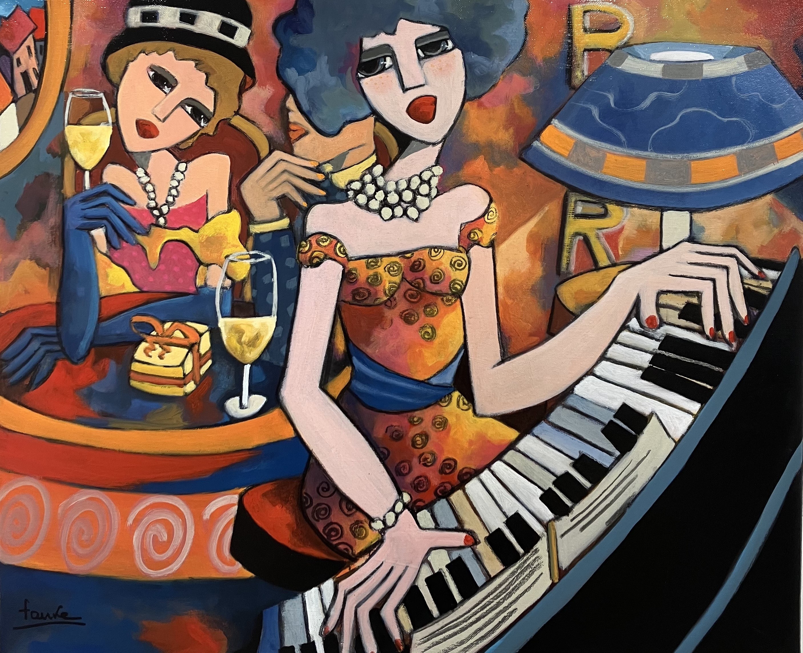 Martine Fauve Dechavanne, Une soirée tous les deux Martine Fauve Dechavanne, Une soirée tous les deux