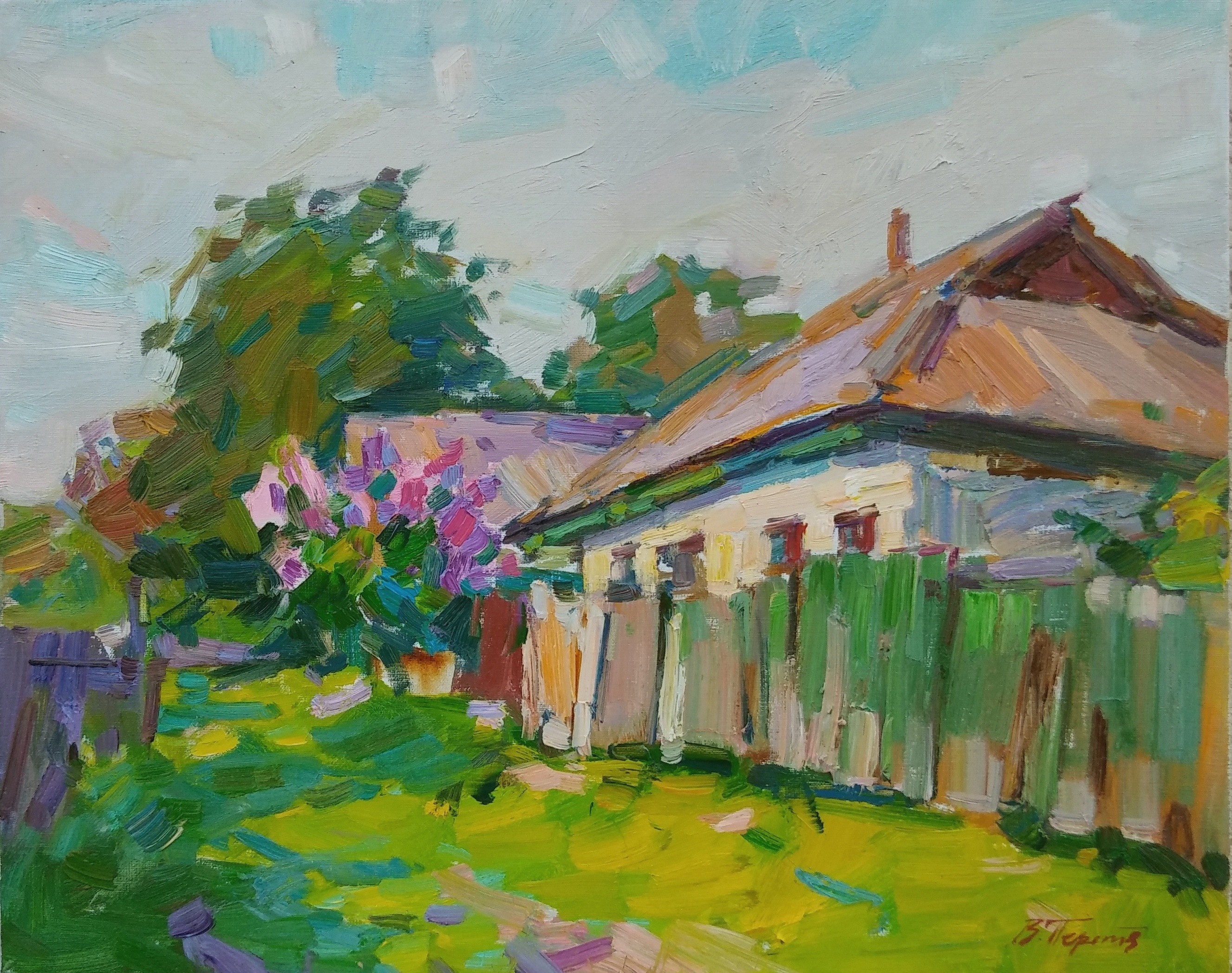 Pereta Vyacheslav, Blooming May in the Village Pereta Vyacheslav, Blooming May in the Village