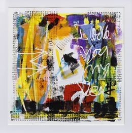 Gemälde, Milo - Composition graphique abstraite, Hervé Jonas