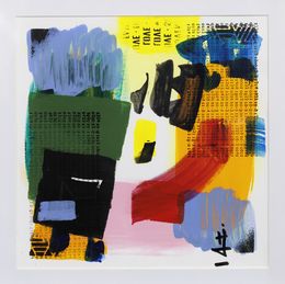 Gemälde, Dulop - Composition graphique abstraite, Hervé Jonas