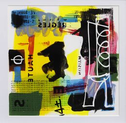 Gemälde, Tor - Composition graphique abstraite, Hervé Jonas